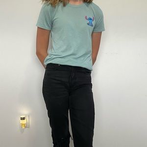 Teal Stitch Tee - Medium